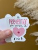 Sticker cancer du sein Regard éclairé sur la prévention