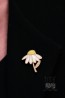Broche fleur pâquerette