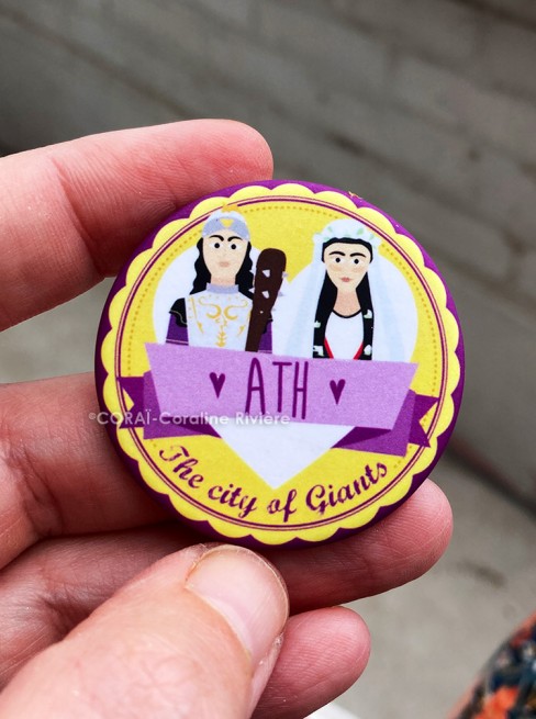 Badge géants d'Ath