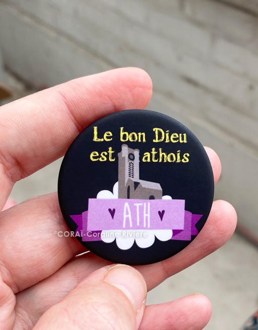 Badge bon dieu est athois